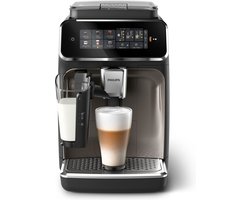 Philips 3300 Series LatteGo EP3347/90 - Espressomachine - 5 Soorten Koffie + Heet Water - Zwart / Chroom - + AquaClean Filter