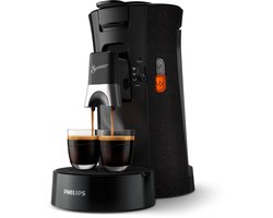 Philips Senseo Select CSA240/20 - Koffiepadmachine voor max 2 Kopjes Koffie - Exclusief Koffiepads - Zwart / Spikkeleffect