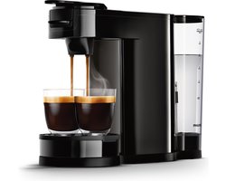Philips Senseo Switch Koffiemachine HD6592/64 - Pad- en Filterkoffiezetapparaat - Automatische Uitschakeling - Instelbare Intensiteit - Incl Thermische Kan - Zwart