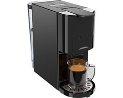 Princess 249454 Multi Capsule Koffiemachine - 4 in 1 - Geschikt voor Nespresso - Dolce Gusto Capsules - Zwart / Zilver