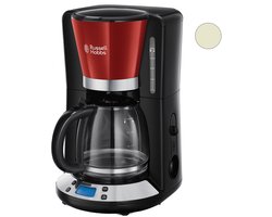 Russell hobbs 24031-56 Colours Plus+ Koffiezetapparaat met glazen kan - Rood