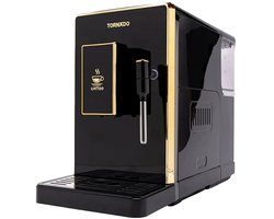 Tornado TCM-9008A-GS Volautomatisch Koffiezetapparaat – Espressomachine met Bonen – 20 Bar – Stoompijpje – LED Display – 1,5L
