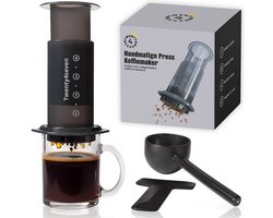Twenty4seven® Koffie French Press - Draagbare Koffiemaker & Koffiemolen - Cafetiere Espresso - Koffiemaler Handmatig