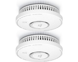 Alecto SCA-10 DUO - Rookmelder - Koolmonoxidemelder - Wit - 2 stuks