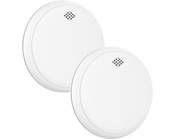 Aroha Safety Pro Combimelder - 10 jaar batterij - Rookmelder & Koolmonoxidemelder - Aroha Sleep Line - Slaapkamer vriendelijke CO melder & Brandmelder - Multiset 2 stuks