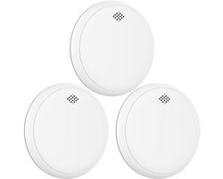 Aroha Safety Pro Combimelder - 10 jaar batterij - Rookmelder & Koolmonoxidemelder - Aroha Sleep Line - Slaapkamer vriendelijke CO melder & Brandmelder - Multiset 3 stuks