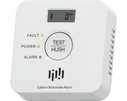 DVM-CDA30: Koolmonoxidemelder, verwisselbare batterij, 10 jaar garantie.