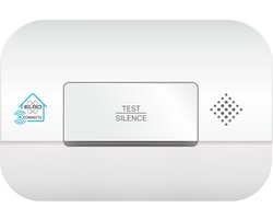 ELRO FC4902R | Draadloos Koppelbare Koolmonoxidemelder | 10 Jaar Sensor | Voldoet aan Europese norm EN50291 | Wit | 1 stuk
