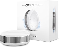 FIBARO CO Sensor - Slimme koolmonoxide melder - Werkt draadloos met Z-Wave - Met batterij