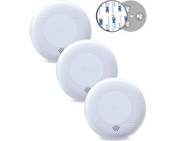 Fiux FXC-1 Combimelder - Rookmelder en Koolmonoxidemelder - 10 Jaar batterij - Co melder - Met magneet montage 3 stuk