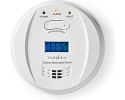 Nedis Koolmonoxidemelder – 10 Jaar Sensor en Display – Voldoet aan Europese Norm EN50291