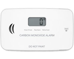 SAVS CO08 Koolmonoxidemelder - 10 jaar sensor - LCD display - Vervangbare batterij - Voldoet aan Europese norm - CO-melder