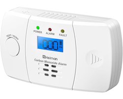 SCH® Koolmonoxidemelder - Koolmonoxidemelders - Wit - ‎12cm x 3cmx 7cm