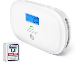 SCH® Koolmonoxidemelder - Koolmonoxidemelders - Wit - ‎15cm x 4cm x 8cm