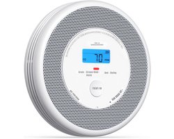 SCH® Rookmelder en koolmonoxidemelder - Rookmelder - Koolmonoxidemelder - Wit - ‎14cm x 14cm x 3cm