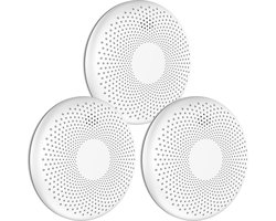 SCH® Rookmelder en koolmonoxidemelder - Rookmelder - Koolmonoxidemelder - Wit - 4cm x 10cm x 10cm