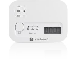 Smartwares FGA-13041 - Koolmonoxidemelder CO melder - 85 dB - Levensduur 10 jaar - BSI Gecertificeerd