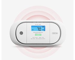 X-Sense XC01-R - Koolmonoxidemelder – CO melder met LCD display - 10 jaar batterij - XSense
