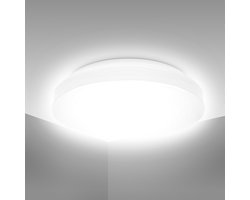 B.K.LICHT - LED Badkamerverlichting - plafondlamp - witte badkamerlamp - IP44 - Ø29cm - 4.000K - 1.200Lm - 12W