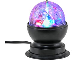 BRILONER - Discolamp - RGB tafellamp - met kleurveranderingseffect - LED discobal - Ø8,8 x 10,8 cm
