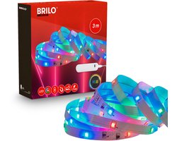 BRILONER - LED Strip oplaadbaar - 3 meter - led-strips met batterij - ledstrips voor binnen - RGB
