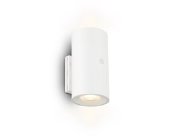 BRILONER Misy – Oplaadbare Wandlamp – zonder stroomaansluiting & boren – dimbaar met touch – warm wit licht – wit – Ø6 x 12 cm