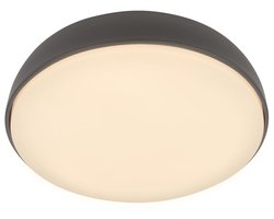 BRILONER Nikan – LED Plafondlamp – met warm wit licht – 12W – antraciet – Ø28,5 cm