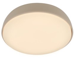 BRILONER Nikan – LED Plafondlamp – met warm wit licht – 12W – beige – Ø28,5 cm