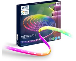 Calex LED Strip - 20 Meter - RGB + CCT Individual Control - 1400 Lumen - Binnengebruik - Koel tot Warm Wit Licht & Kleuren Verlichting - Muzieksynchronisatie - Afstandsbediening