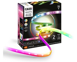 Calex Smart LED Strip - 2M, Slimme Lichtstrip, RGBIC+CCT, App bedienbaar, Binnengebruik, 12W