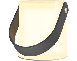 Calex Stedo Glazen Tafellamp - Draagbare LED lamp met handvat - Op Batterijen - Warm Licht - Incl Timer