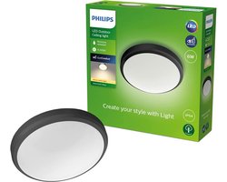 Doris Ceiling 6W 27K Black IP54 HV