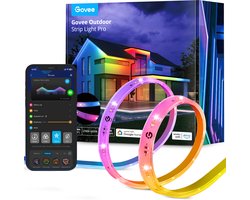 Govee Outdoor Strip Light Pro 10 m - buiten led strip - RGBICWW - app-bediening - Alexa/Google