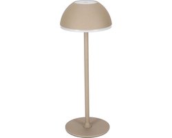 JENS Living LED Tafellamp - Oplaadbaar - Ø 11 x 28,5 cm - Beige