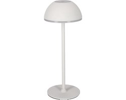 JENS Living LED Tafellamp - Oplaadbaar - Ø11 x 28,5 cm - Wit