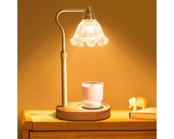 Kaars verwarmer - Tafellamp - Geurbrander - Oliebrander - Candle Warmer Lamp - Hoogteverstelling（Kaarsen niet inbegrepen）
