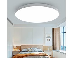 LED-plafondlamp - Energiebesparend - 18W Koelwit 6000K - 1 Stuk - Voor Woonkamer Keuken Badkamer Wit