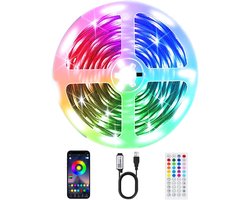 Ledstrip - 15 m - led - Light - slaapkamer - bluetooth, bestuurd via afstandsbediening, app, lichtketting, decoratie, slaapkamer, kantoor