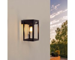 Ledvion - LED Solar Wandlamp - 2.2W - 3000K - IP44 - Zwart