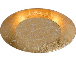 Lucide FOSKAL - Plafonnière (Plafondlamp) - Ø 21,5 cm - LED - 1x6W 2700K - Messing