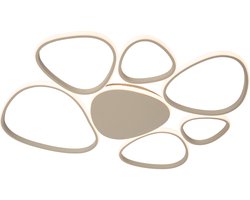 Lucide SAMLING - Plafonnière (Plafondlamp) - LED Dimbaar - CCT - 1x72W 2700K/4000K - Taupe