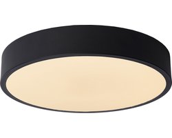 Lucide UNAR - Plafonnière (Plafondlamp) - Ø 30 cm - LED 3 StepDim - 1x18W 2700K - Zwart