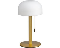 Luxus - Tafellamp Bobby - Goud - 29cm - Tafellamp Slaapkamer - Decoratieve tafellamp - Draadloos - Oplaadbaar