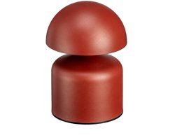 Luxus - Tafellamp Touch Mini - Vicky - Bordeaux - 14cm - Tafellamp Slaapkamer - Decoratieve tafellamp - Draadloos - Oplaadbaar - Dimbaar