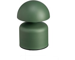Luxus - Tafellamp Touch Mini - Vicky - Mosgroen - 14cm - Tafellamp Slaapkamer - Decoratieve tafellamp - Draadloos - Oplaadbaar - Dimbaar