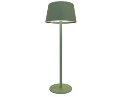 OMNIEXA Tafellamp – Olive Green – Draadloos & Dimmen via Touch – 3 Lichtstanden – Design Aluminium