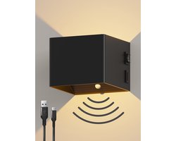 Oplaadbare Wandlamp - 1 pack - Extra grote accu - 7800 mAh - Bewegingssensor - Binnen - Vivid Green