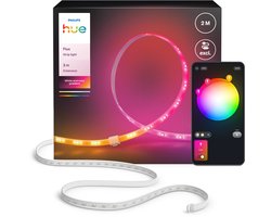Philips Hue Flux LED strip verlenging - 2 meter verlengstrip - Eenvoudige installatie - Wit en gekleurd licht - Chromasync™ technologie