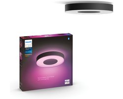 Philips Hue Infuse plafondlamp - wit en gekleurd licht - zwart - 42cm