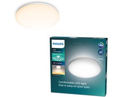 Philips Moire plafonnière - warmwit licht - groot